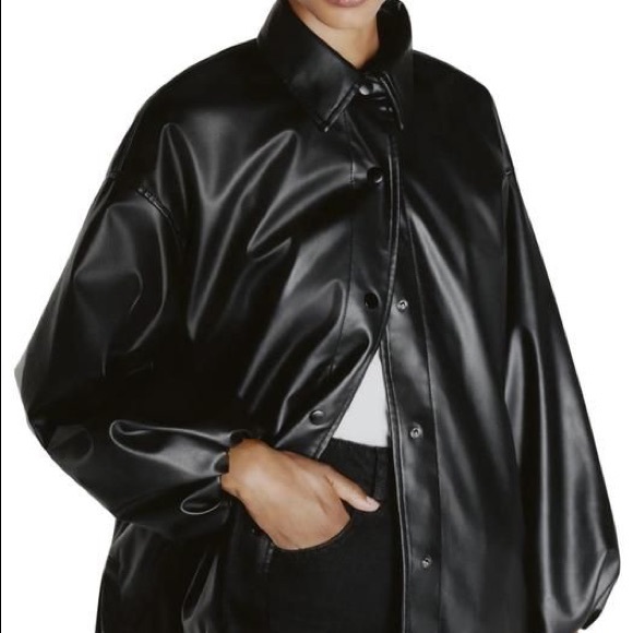 COPY - New Faux Leather Jacket (Identical to the Zara one) Size : S - Picture 3 of 3